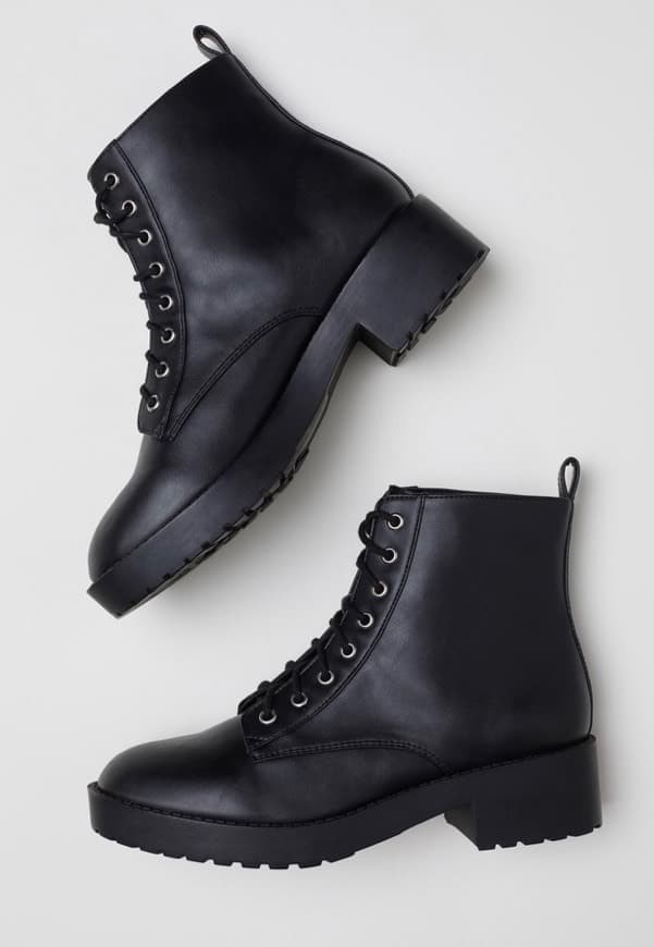 Fashion Botas com atacadores