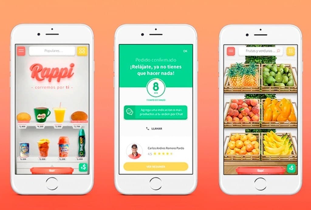 App Rappi: Comida a domicilio