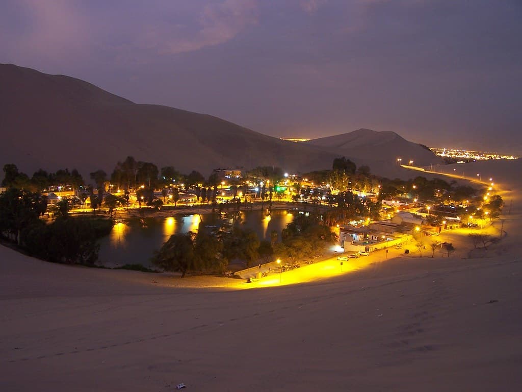 Lugar Huacachina Ica