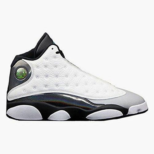 Moda Nike Air Jordan 13 Retro BG, Zapatillas de Deporte para Niños, Blanco/Negro/Gris