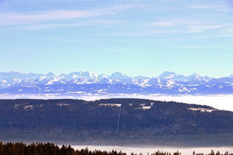 Lugar Vue des Alpes