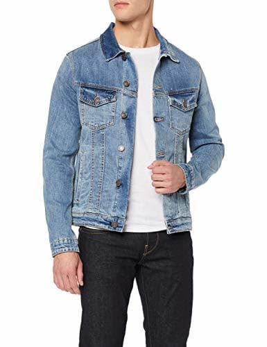 Moda JACK & JONES Jjialvin Jjjacket Sa 002 Noos Chaqueta Vaquera, Azul