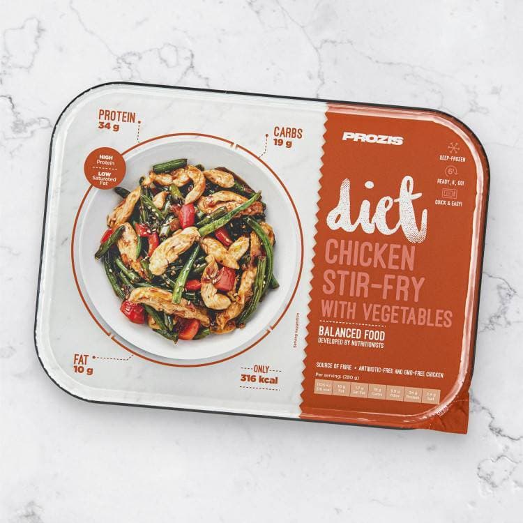 Producto Prozis Diet Chicken Stir-Fry with Vegetables