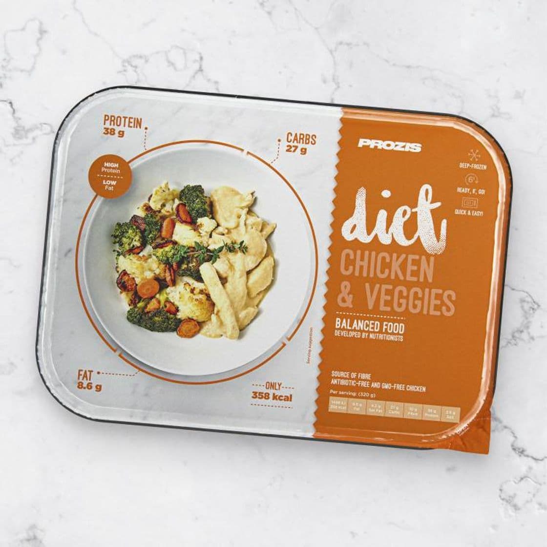 Producto Prozis Diet Chicken & Veggies 