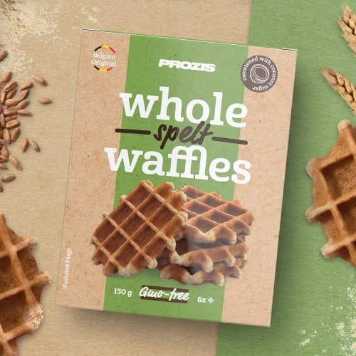 Product Prozis Whole Spelt Waffles 