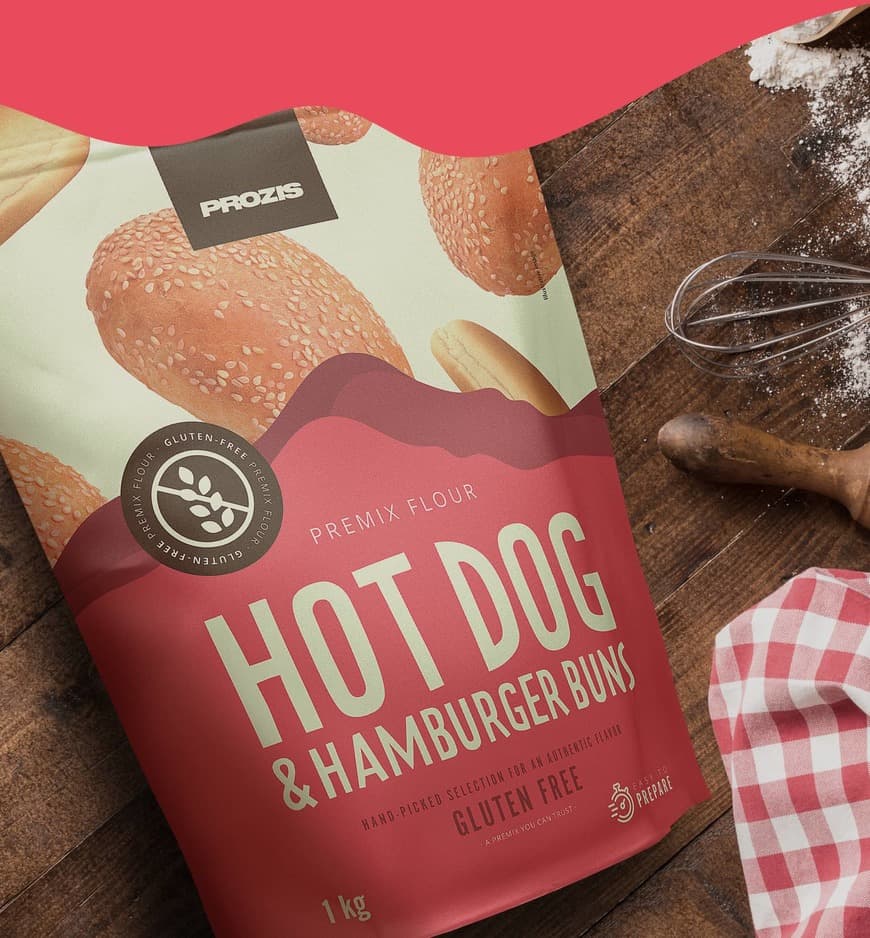 Producto Prozis Gluten Free Hot Dog & Hamburger Premix 