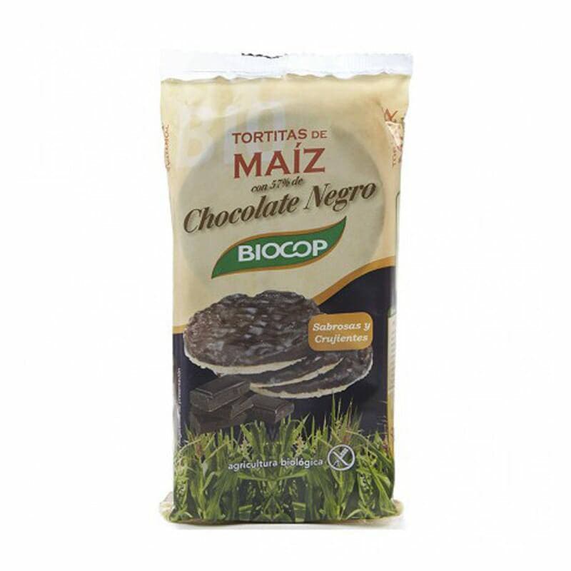 Producto Biocop Tortitas de Maiz Chocolate Negro 