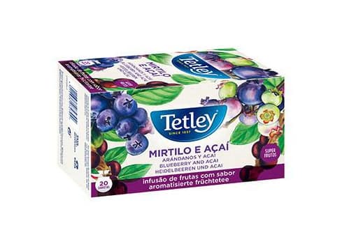 Producto Tetley Mirtilo e Açaí 