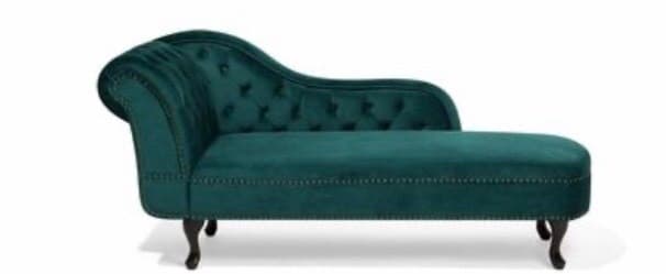 Producto Sofá chaise-longue verde esmeralda 