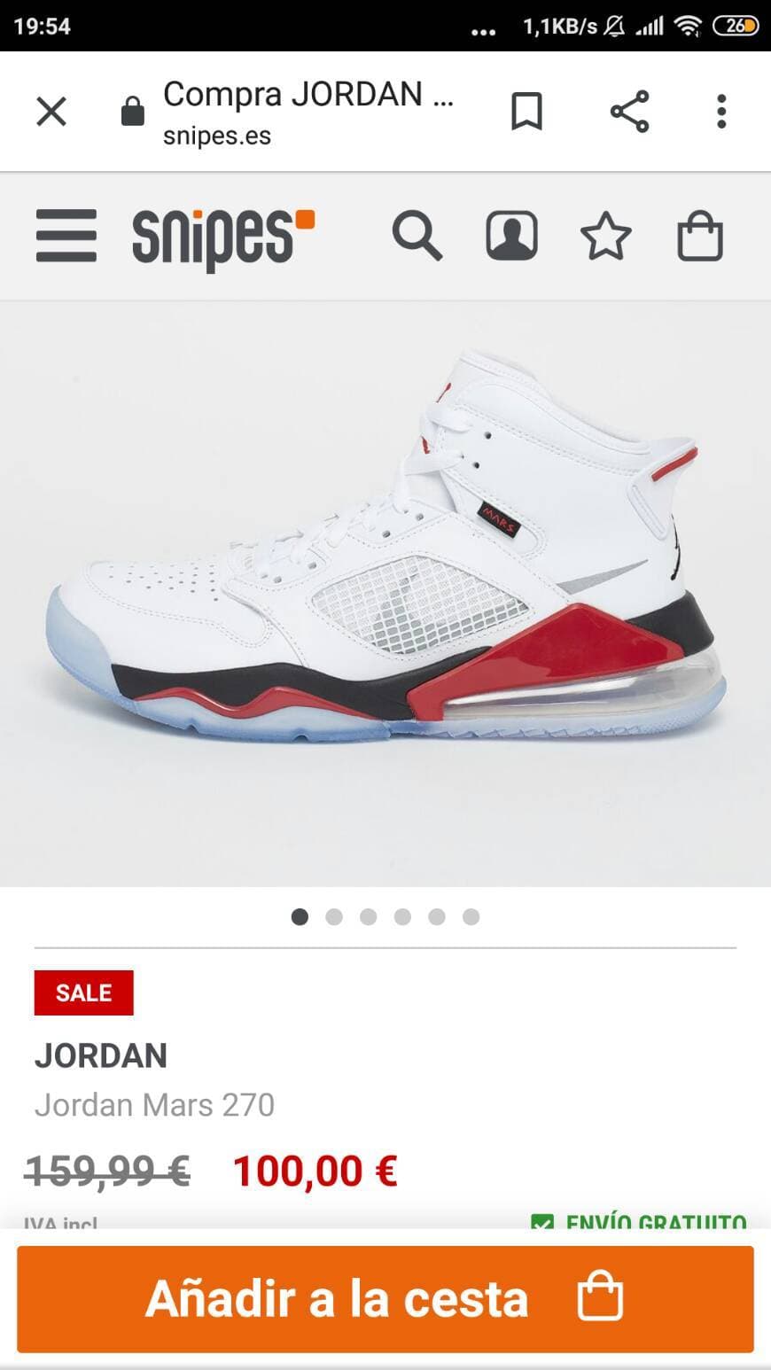 Product Jordan Mars 270