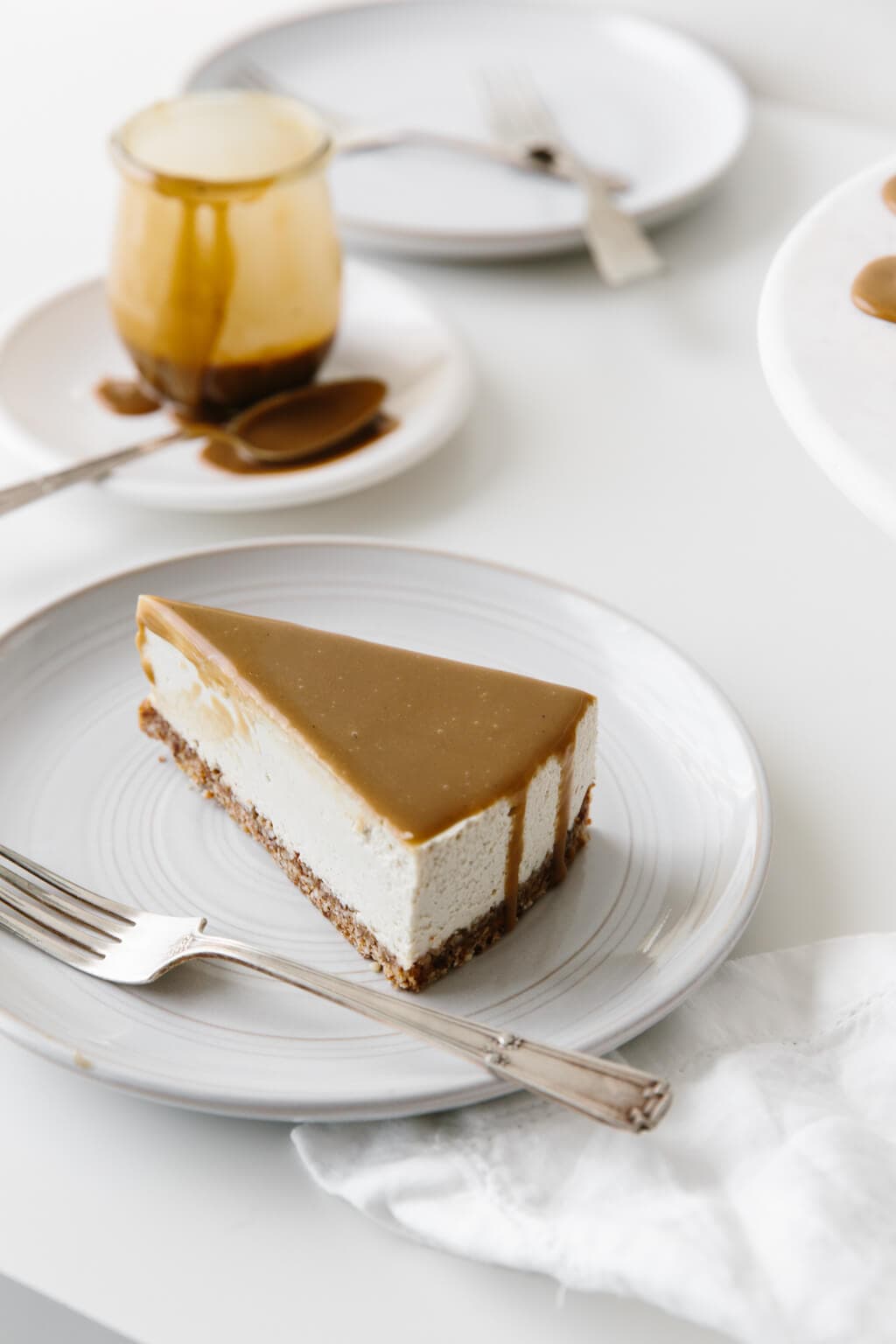 Fashion Vegan Caramel Cheesecake