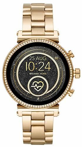 Fashion Michael Kors Reloj Analógico-Digital para Mujer Correa en Acero Inoxidable MKT5062