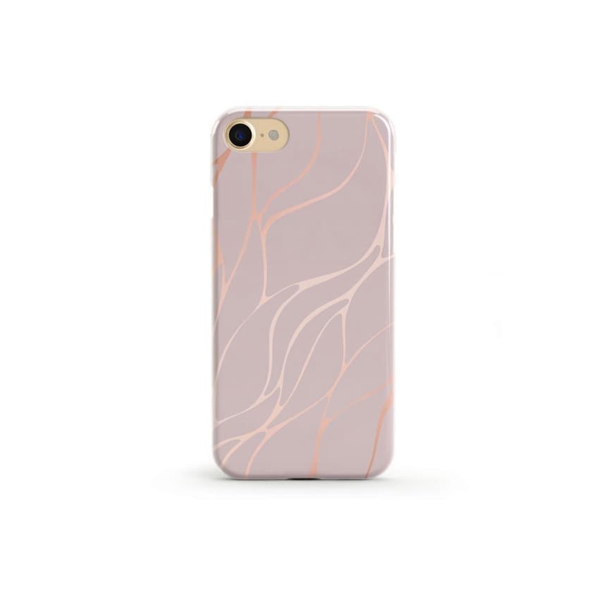 Producto Pink and Gold Metallic Waves Case