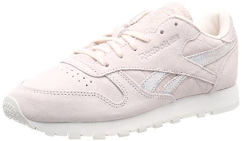 Lugar Reebok CL LTHR Shimmer, Zapatillas para Mujer, Rosa