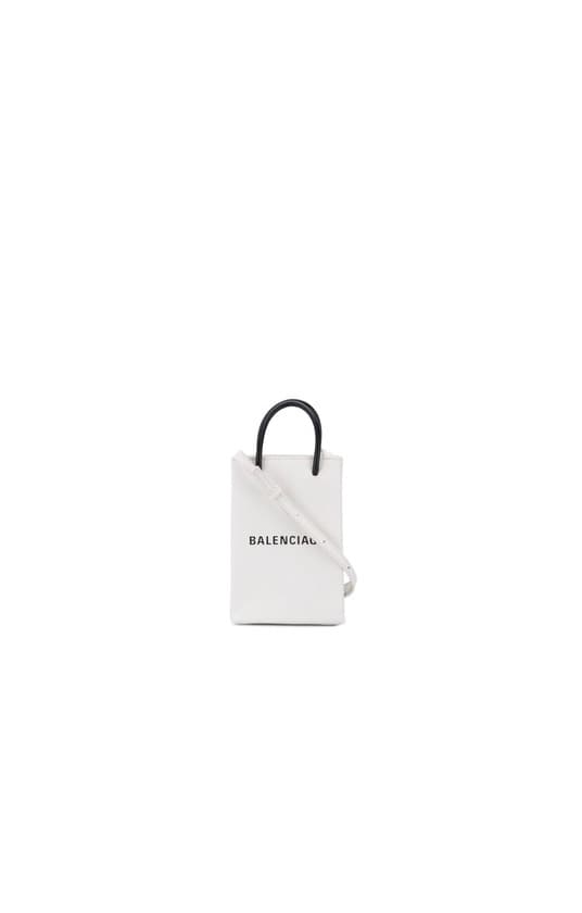 Product Balenciaga shopping phone bag on strap