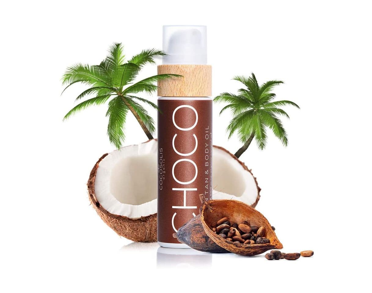 Belleza COCOSOLIS Bronceado & Aceite Corporal De Cacao | Aceite De Bronceado Orgánico | Obtenga