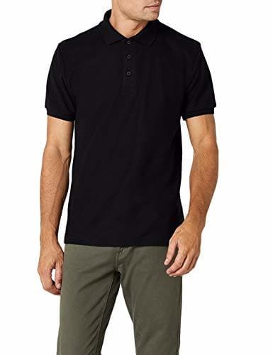 Fashion Fruit of the Loom Ss033m, Polo para Hombre, Negro