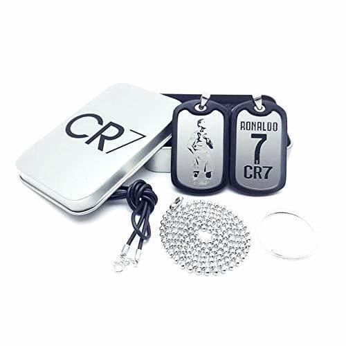 Place Accesorios Llavero Jugador de fútbol CR7 Collar Cristiano Ronaldo Messi Neymar Colgante