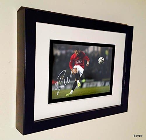 Place Firmado de Cristiano Ronaldo Manchester United foto Marco de fotos autografiadas