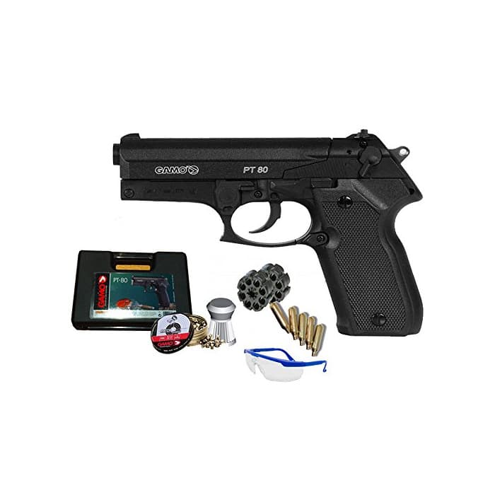 Product PACK pistola Gamo PT 80 - arma de aire comprimido CO2 <3