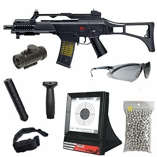 Product PC Airsoft Paquete Completo con Accesorios - Arma para Airsoft