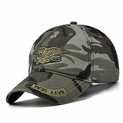 Product HUOLIMAO Gorra De Béisbol Camuflada Gorra Táctica De Camuflaje Azul Marino para