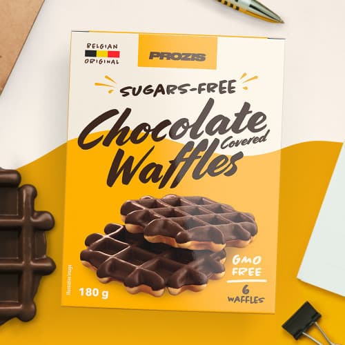 Moda 6 Chocolat Waffles Prozis