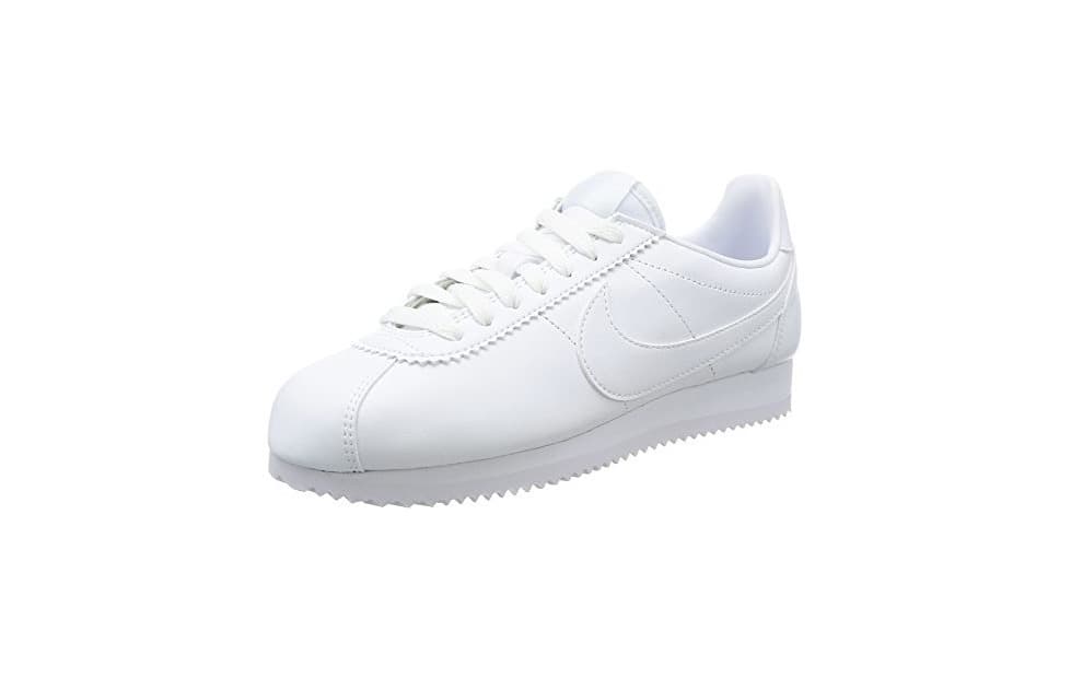 Fashion Nike Wmns Classic Cortez Leather, Zapatillas Para Mujer, Blanco