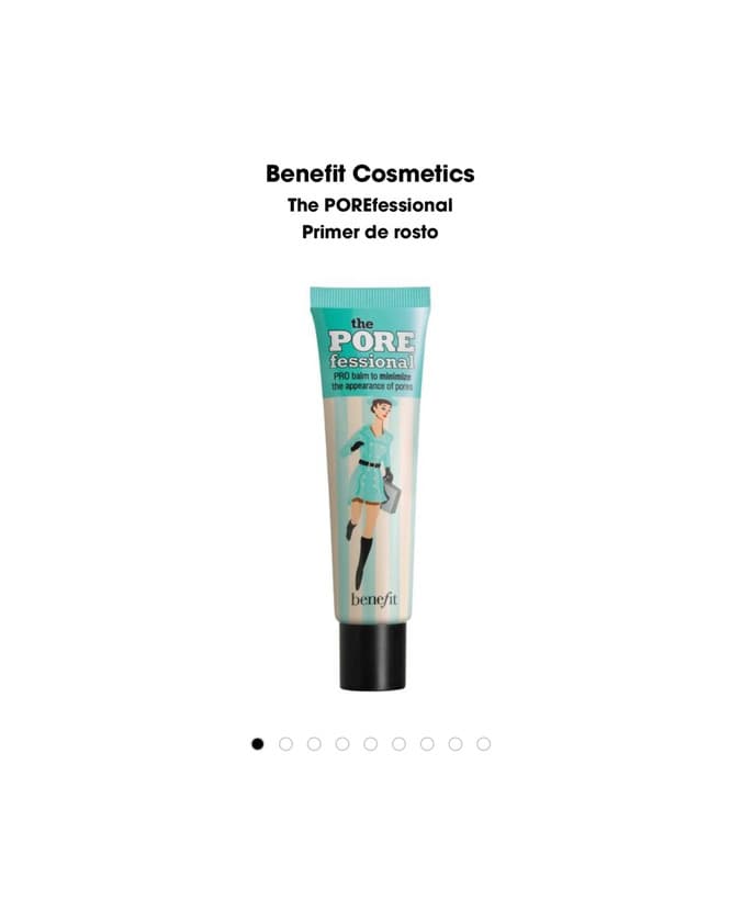 Product Benefit Cosmetics
The POREfessional