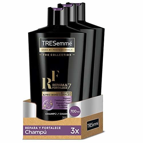 Producto TRESemmé Champú Repara y Fortalece - Paquete de 3 x 700 ml