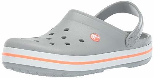 Fashion Crocs Crocband U, Zuecos Unisex Adulto, Gris