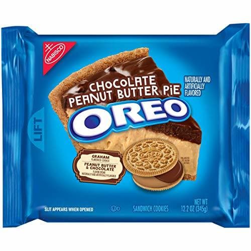 Product Oreo Chocolate Peanut Butter Pie Sandwich Cookies, 12.2oz