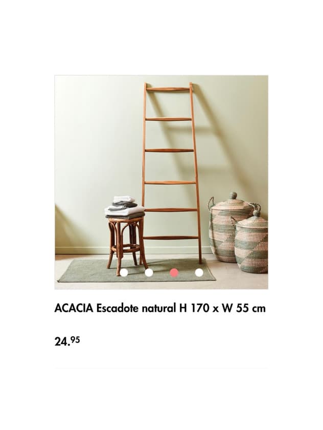 Product ACACIA Escadote natural H 170 x W 55 cm