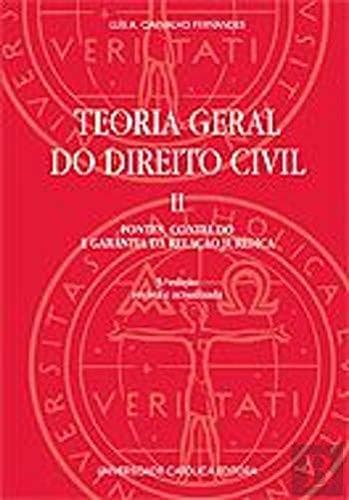 Book Teoria Geral do Direito Civil II