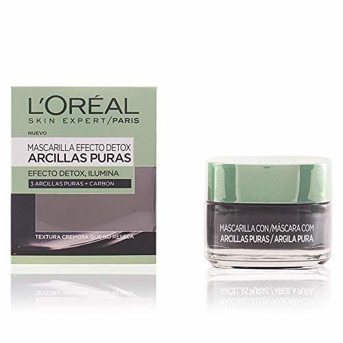 Belleza L'Oréal Paris Arcillas Puras Mascarilla Facial  Limpiadora Negra