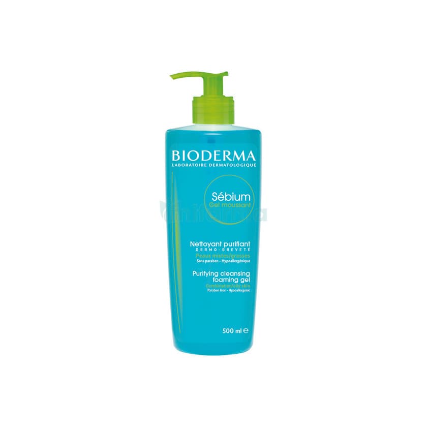 Belleza BIODERMA SEBIUM gel moussant nettoyant purifiant 500 ml