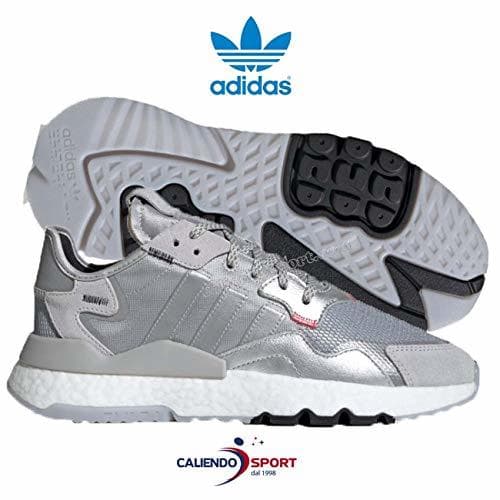 Moda Adidas Originals Nite Jogger Sneaker EE5851 Unisex Silver 42