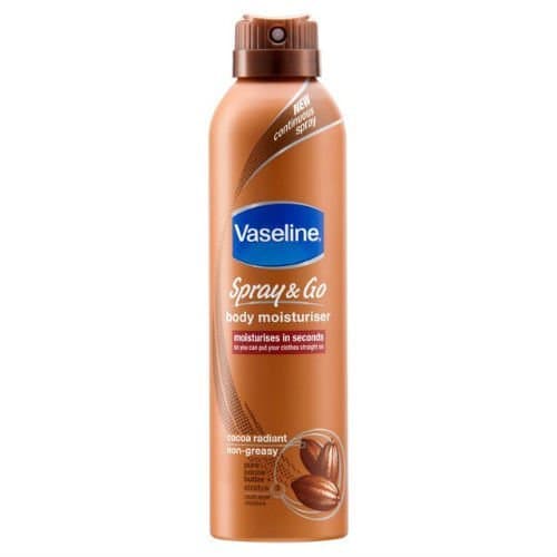 Place Vaselina Spray & Go cacao Crema Hidratante de cuerpo 190 ml funda de