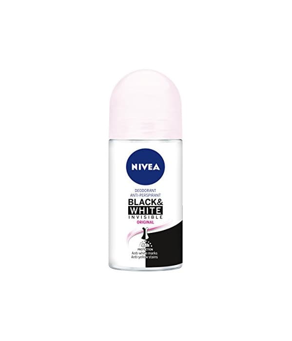 Beauty NIVEA Roll-on Invisible For Black & White Original - Paquete de 6