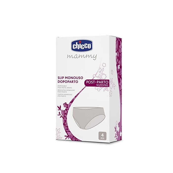 Producto Chicco Mammy - Bragas monouso elasticas y transpirables cuatro unidades grandes