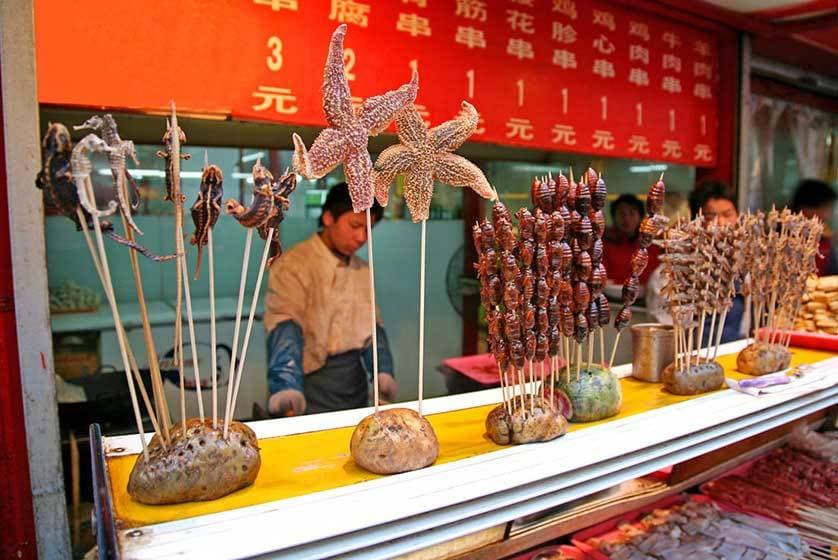 Restaurantes Wangfujing Snack Street