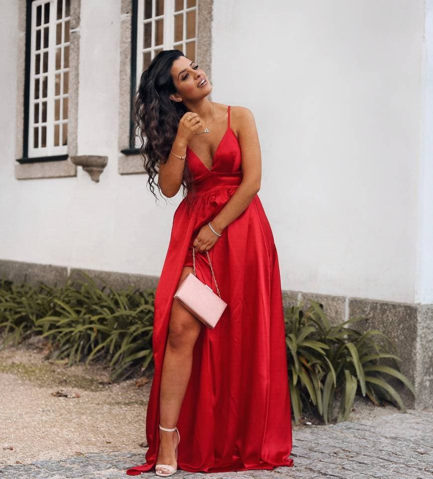 Fashion Vestido vermelho