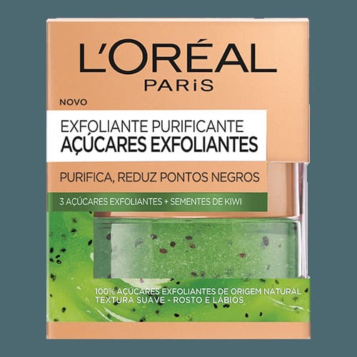 Moda L'oreal- Açúcares Exfolinates de Kiwi