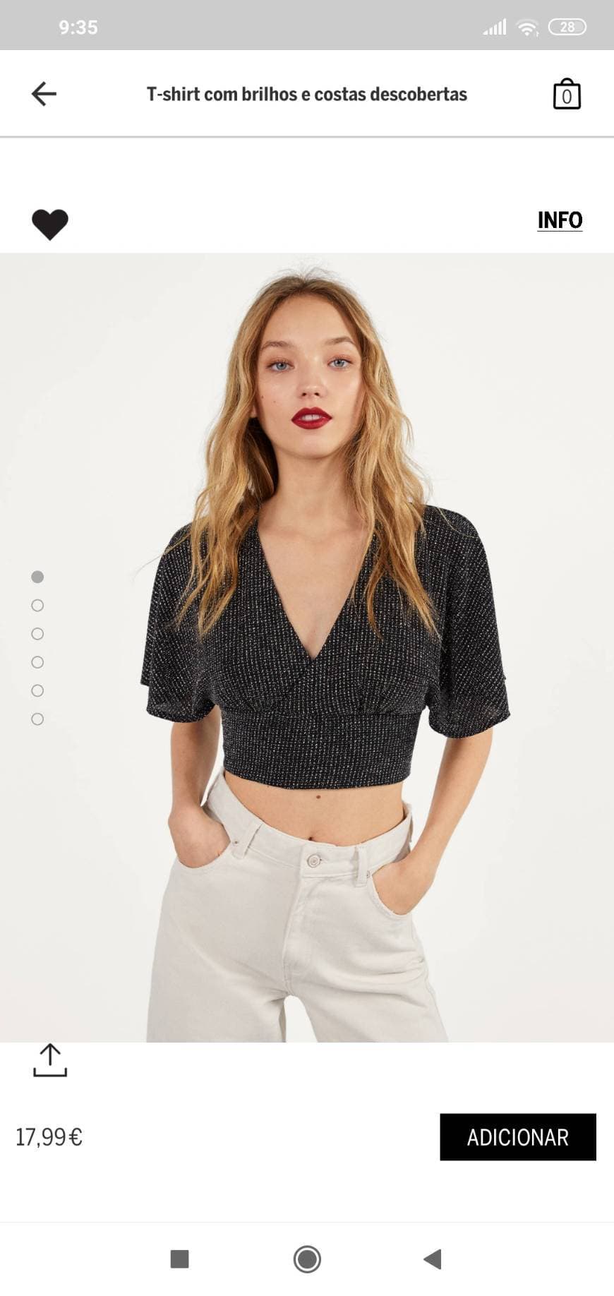 Producto Top Bershka 