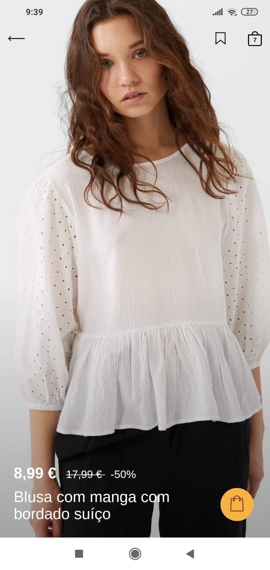 Producto Blusa Stradivarius 