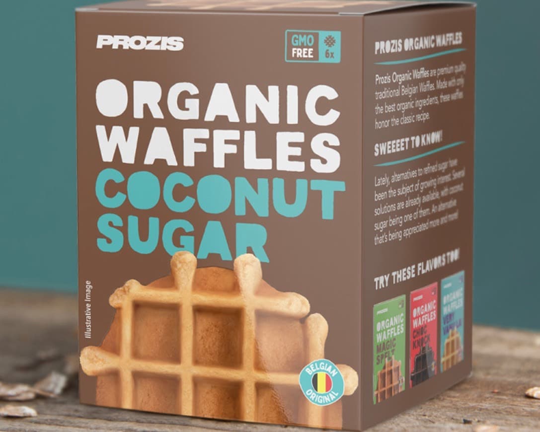 Producto Waffles com açúcar de côco