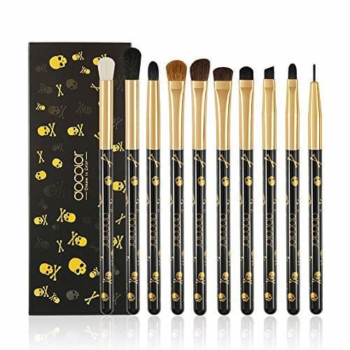 Beauty Docolor Makeup Brush Set,12Pcs Pro Goth Makeup Brushes Face Powder Foundation Blending