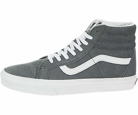 Fashion Vans Unisex Sk8-Hi Reissue Suede High Top Sneakers Grey in Size 42.5