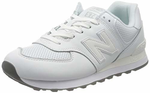 Fashion New Balance 574v2, Zapatillas para Hombre, Blanco