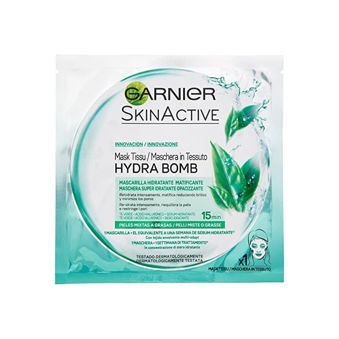 Beauty Garnier Skin Active Mascarilla HydraBomb Matificante